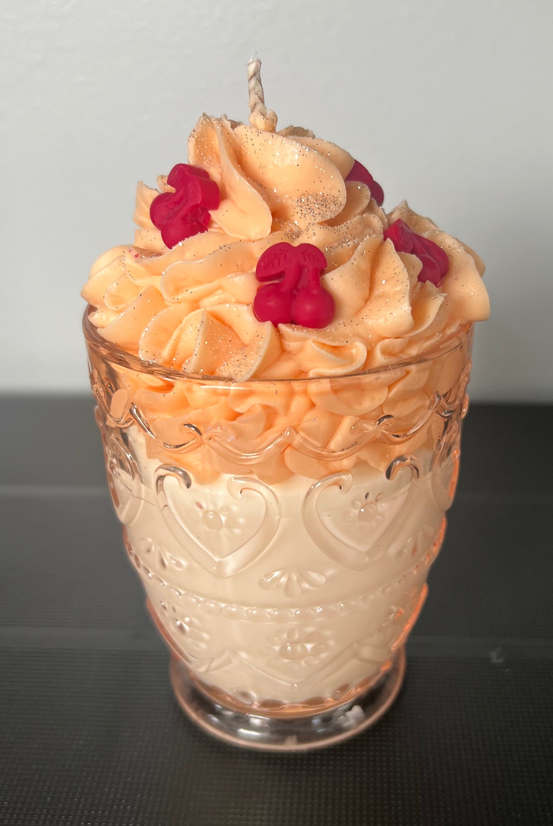 Bougie pêche velouté  🍑