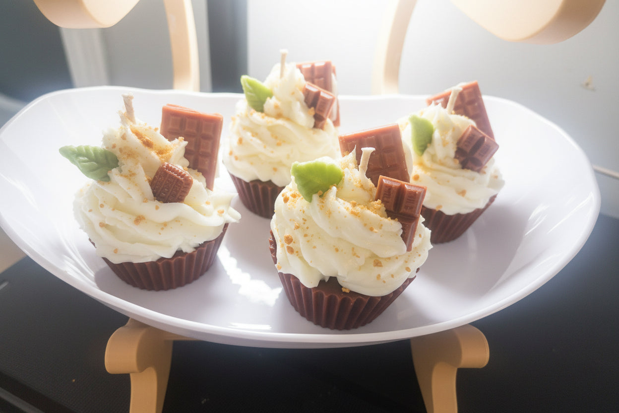 Cupcakes aux chocolats et crème vanille 🍫🧁