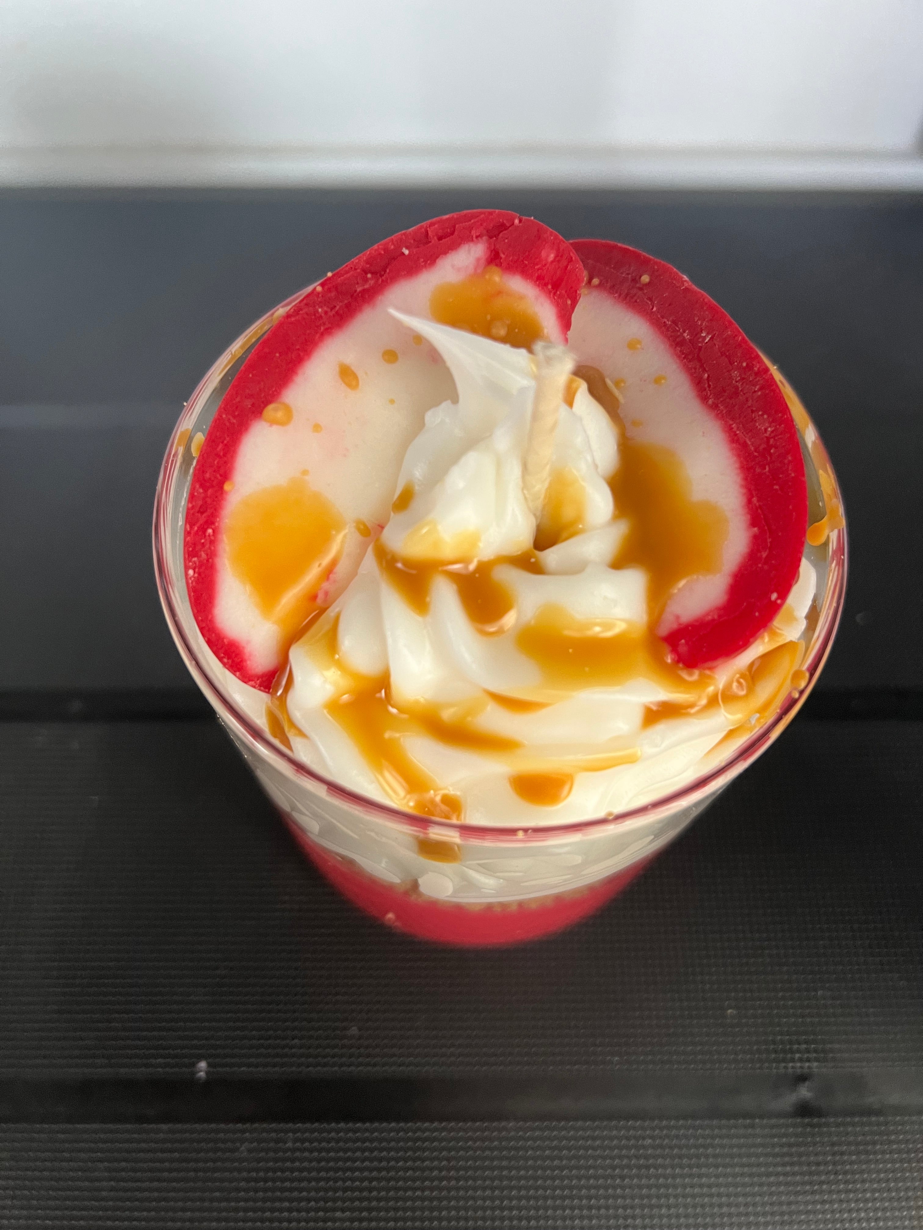 Bougie gourmandes à la croustade aux pommes 🍎